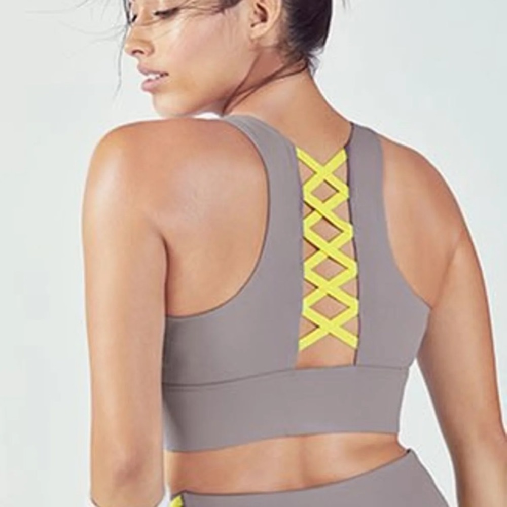 2/$35 NWT Fabletics strappy sports bra - Picture 3 of 5